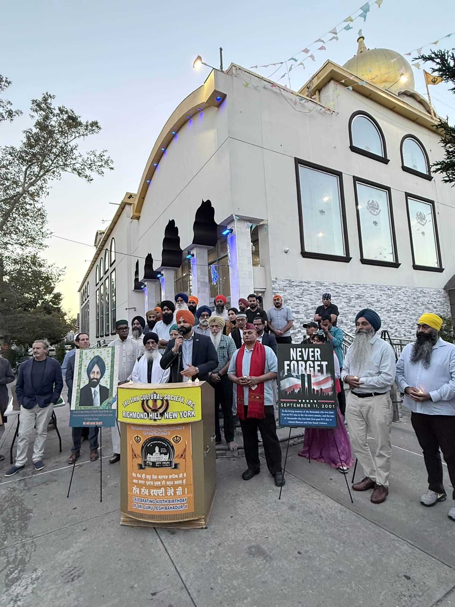 Interfaith Vigil Honors Balbir Singh Sodhi Interfaith Vigil Honors Balbir Singh Sodhi